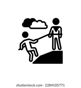 Icono de soporte en vector. Ilustración
