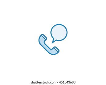 Icono de soporte. Ilustración vectorial de la señal de teléfono y baudible