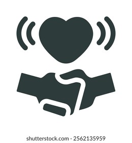 Support icon vector illustration. Simple fill style	