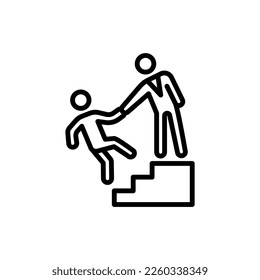 Support icon in vector. Logotype