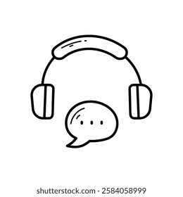 Support icon vector stock illustration