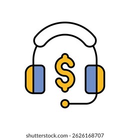 Icono de Asistencia Vector Ilustración de stock