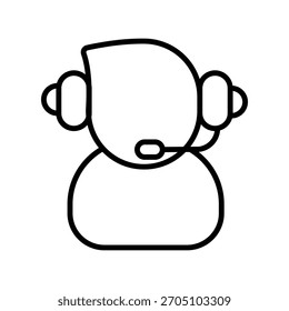 Support icon with white background vector stock illustration