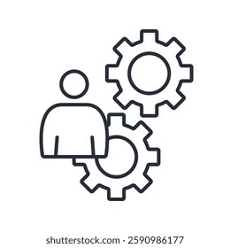 support icons isolated on White Background. Flat style design
