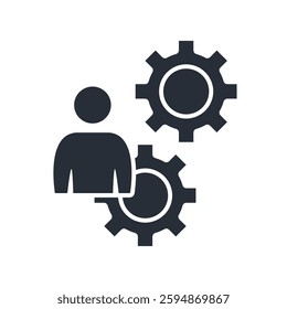 support icons isolated on White Background. Flat style design
