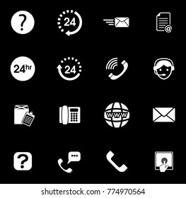 Support icons set