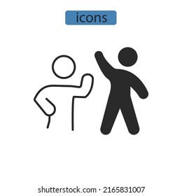 support icons  symbol vector elements for infographic web