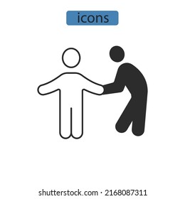 support icons  symbol vector elements for infographic web