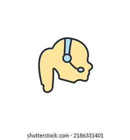 Support icons  symbol vector elements for infographic web