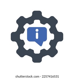 Support info icon, Vector Graphics