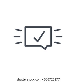 Support Line Icon chat accept