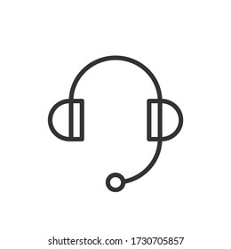 Support line icon. Vector Illustration.