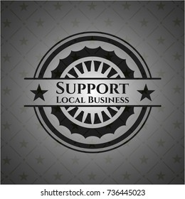 Support Local Business dark emblem