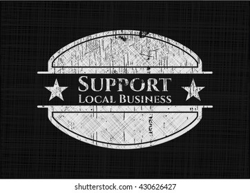 Support Local Business on blackboard
