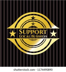 Support Local Business shiny badge