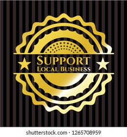 Support Local Business shiny emblem
