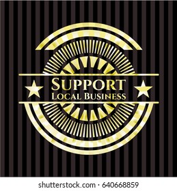 Support Local Business shiny emblem