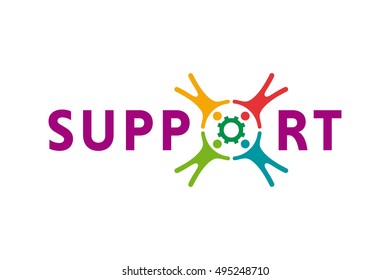Support logo icon