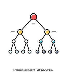 support machine svm algorithm color icon vector. support machine svm algorithm sign. isolated symbol illustration