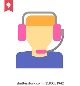 Support male vector icon