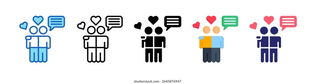 Suporte À Coleção De Conjuntos De Ícones De Vários Estilos.