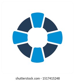 support and other icon concept