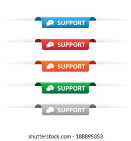 Support paper tag labels