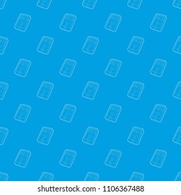 Support pattern vector seamless blue repeat for any use