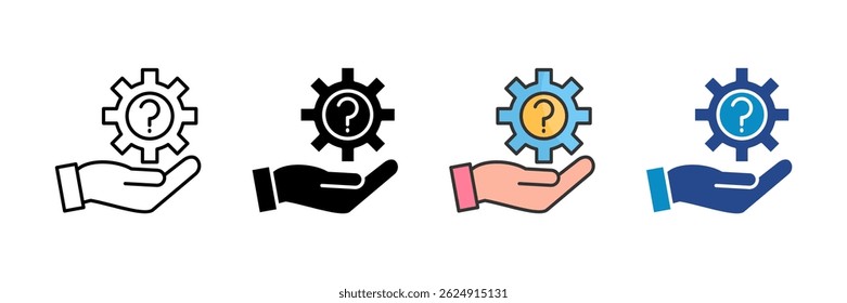 Perguntas de suporte Ícone definir coleção de vários estilos