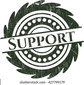 Support rubber grunge seal