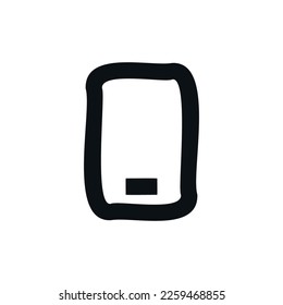Support service button. Phone icon. Simple style support service poster background symbol. Phone brand logo design element. Phone t-shirt printing. vector for sticker.