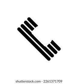 Support service button. Phone icon. Simple style support service poster background symbol. Phone brand logo design element. Phone t-shirt printing. vector for sticker.