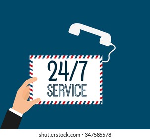 support service design, vector illustration eps10 graphic 