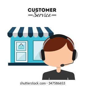 support service design, vector illustration eps10 graphic 