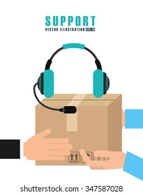 support service design, vector illustration eps10 graphic 