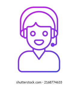 Support Service Finance Related Vector Line Symbol. Bearbeitbarer Stroke Pixel perfekt.