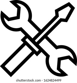 support service icon, hotline customer advice, call center help, line symbol on white background