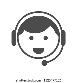Support service icon vector design illustration call center