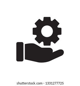 support service icon vector glyph style