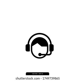 Support Service icon vector, illustration logo template in trendy style