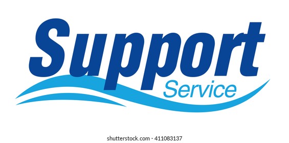 support service logo template