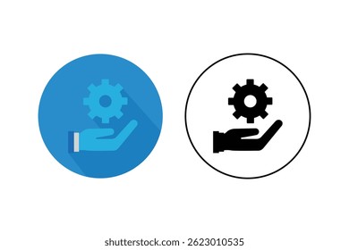 Support and Service Tools Icons, technical support icons, construction tools icons, repair service icons