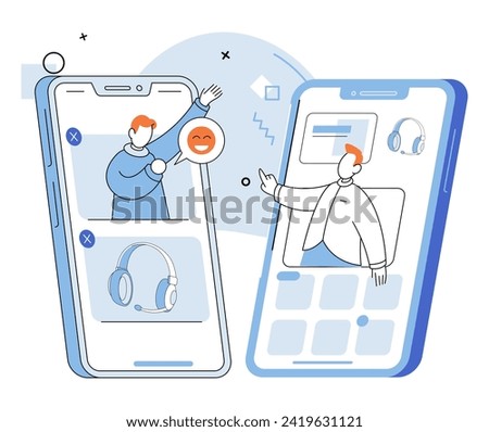 Support service. Vector illustration. The customer support team provides excellent service to address inquiries IT support ensures smooth operations technology systems The customer service
