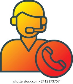 Support services vector icon. Can be used for printing, mobile and web applications.