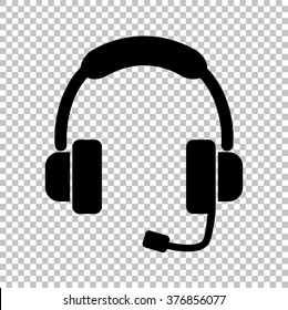 Support sign. Flat style icon on transparent background