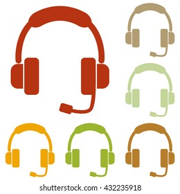 Support sign illustration