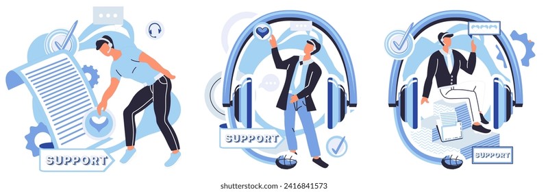 Support-Spezialist für Vektorgrafik. Der Support-Spezialist ist ist das Rückgrat unserer technischen Unterstützung, die reibungslose Unterstützung von professionellen Helpdesk-Diensten abhängig von der Fachkompetenz unserer Support-Spezialisten