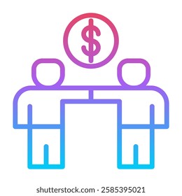 Support stroke outline icons set isolated on transparent background flat vector illustration. Pixel perfect. 64 x 64