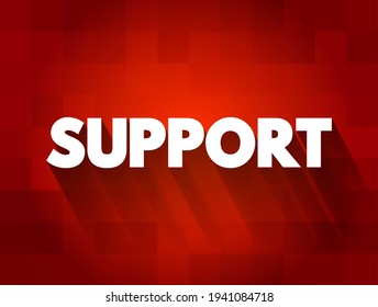 Support text quote, concept background