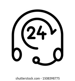 support thin line vector icon